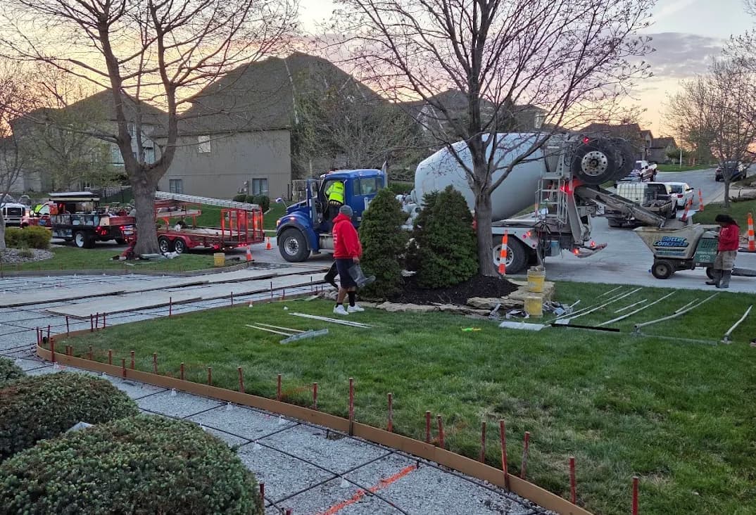Concrete Driveways project by Dallas Concrete Pros